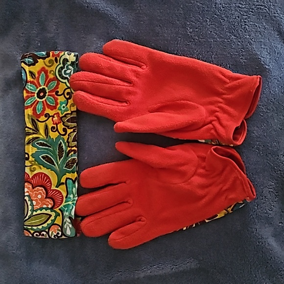 Vera Bradley gloves and headband - Picture 2 of 5